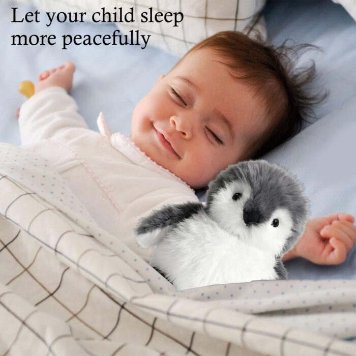 JcvPot Pinguin Kuscheltier, Weiches Stofftier Für Kinder Und Babys, Kuscheltier Pinguin Plüschtier 20 cm, Plüschtier – Bild 5